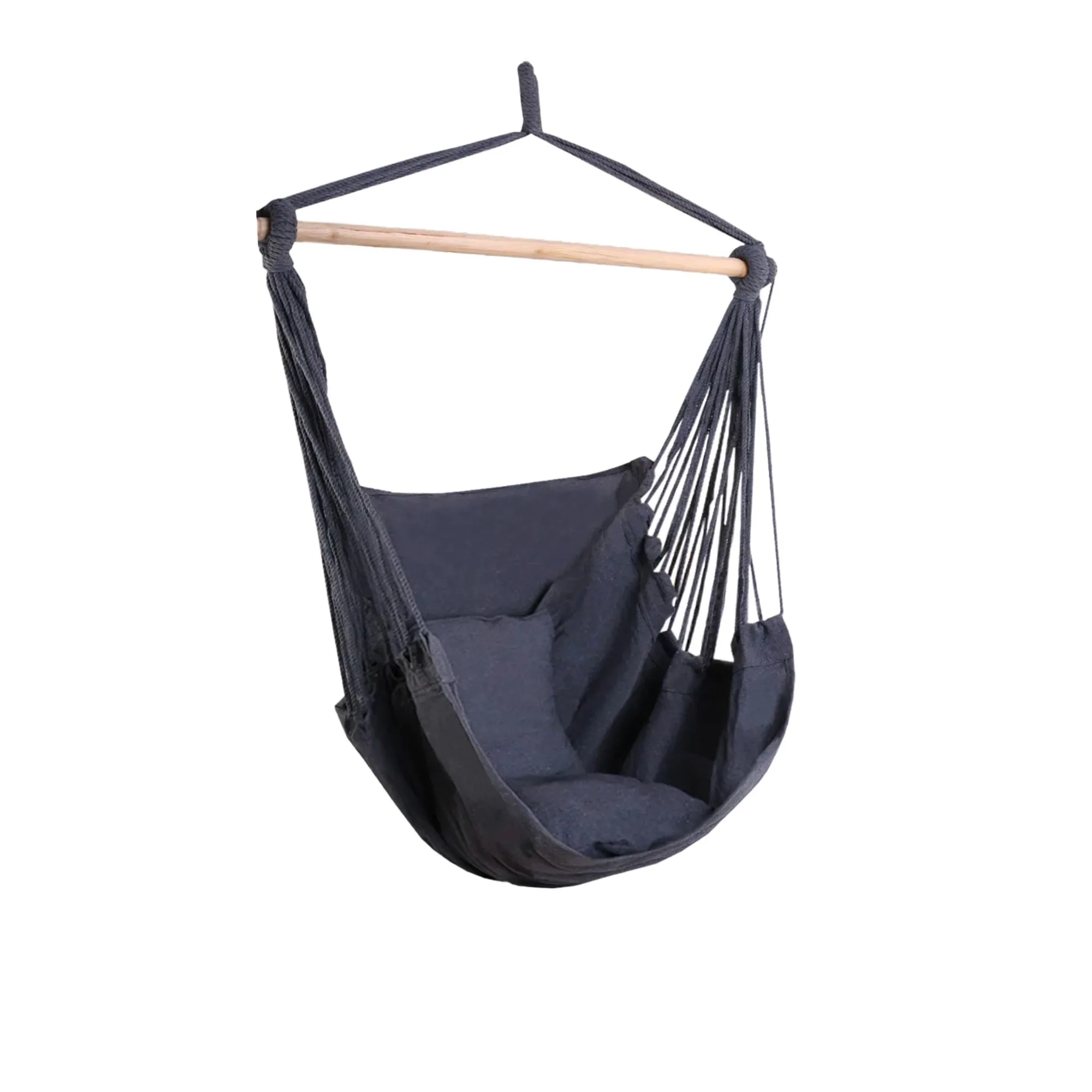 Swing Chair Hammock with 2 Cushions Grey Kitchen Warehouse™